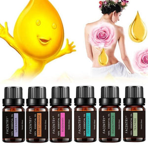 100% Pure Natural Aromatherapy Oils Kit 10ml For Humidifier Water-soluble Fragrance Oil Massage Essential Oil Set Free Shiping