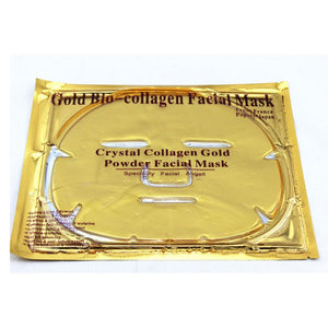 24K Gold Collagen Face Mask Crystal Gold Collagen Facial Masks Moisturizing whitening Anti-aging Skin Care Korean Cosmenics mask