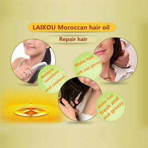 60ml Morocco Hair Care Essential Oil Argan Nut Essence Oil Nourish Scalp Repair Dry Damage Hair Treatment Glycerol Hairdressing