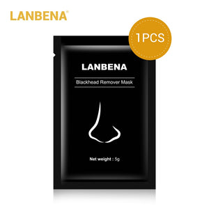 LANBENA Blackhead Remover Nose Black Mask Face Care Mud Acne Treatment Peel Off Mask Pore Strip Skin Care Peel Mask Oil Control