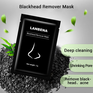 LANBENA Blackhead Remover Nose Black Mask Face Care Mud Acne Treatment Peel Off Mask Pore Strip Skin Care Peel Mask Oil Control