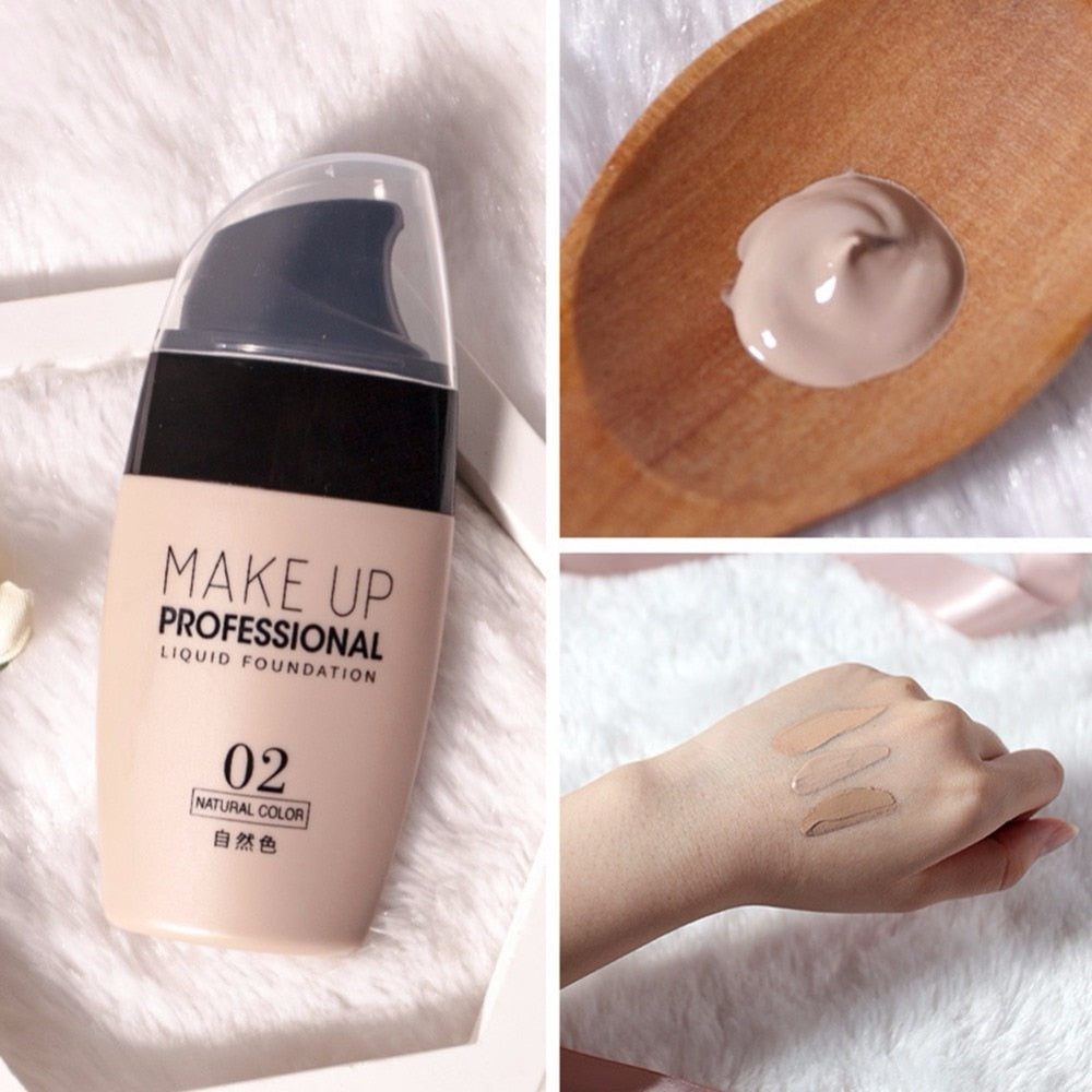 Makeup Base Liquid Foundation Concealer Whitening Primer Easy to Wear Waterproof BB Cream Eye Concealer