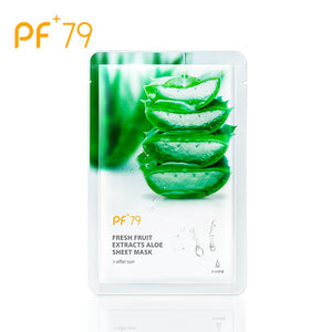 PF79 Skin Care Six Fruit Facial Mask Shea Butter Mangosteen Blueberry Pomegranate Kiwi Fruit Aloe Sheet Mask Face Mask