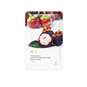 PF79 Skin Care Six Fruit Facial Mask Shea Butter Mangosteen Blueberry Pomegranate Kiwi Fruit Aloe Sheet Mask Face Mask