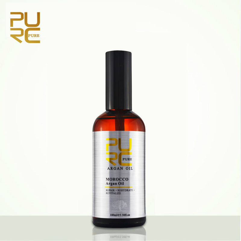 PURC Moroccan argan oil for hair care and protects damaged hair for moisture hair 100ml hair salon products 11.11 PURE