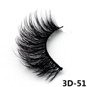 SEXYSHEEP 5Pairs 3D Mink Hair False Eyelashes Natural/Thick Long Eye Lashes Wispy Makeup Beauty Extension Tools